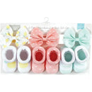 Baby Vision - Hudson Baby Girl's Headband and Socks Giftset, Lemon Image 4