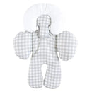 Baby Vision - Hudson Baby Unisex Baby Car Seat Body Support Insert, Gray Gingham, One Size  Image 1