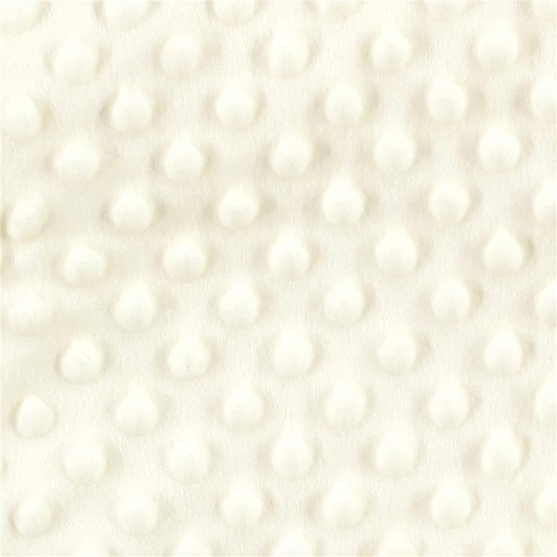 Baby Vision Mink/Satin Plush Blanket, Cream Image 5