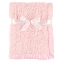 Baby Vision - Sherpa Blanket With Satin Binding, Pink Image 1