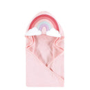 Baby Vision Unisex Baby Cotton Animal Face Hooded Towel, Rainbow, One Size Image 1