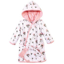 Baby Vision Unisex Baby Cotton Rich Bathrobe, Pink Peony Image 2