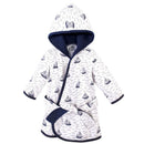 Baby Vision Unisex Baby Cotton Rich Bathrobe, Sailboat Image 2