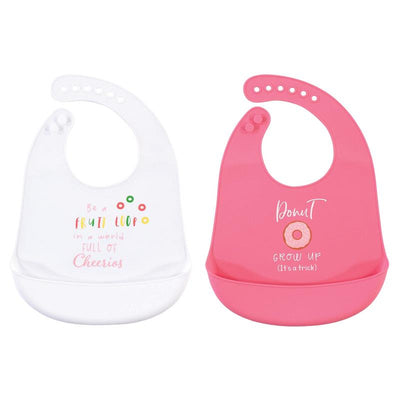 Baby Vision Unisex Baby Silicone Bibs, Fruitloop, One Size Image 1