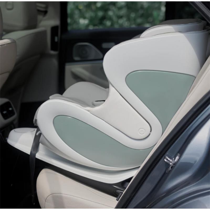 Babyark - Smart Convertible Car Seat, Eggshell Base/Glacier Ice Seat Image 2