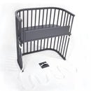 BabyBay Bedside Cosleeper, Slate Gray Finish Image 3