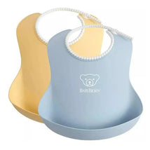 Babybjorn - 2Pk Baby Bib Powder Yellow/Powder Blue Image 1