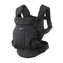 Babybjorn Baby Carrier Hold Mesh in black, featuring adjustable straps and breathable mesh for comfort and support.