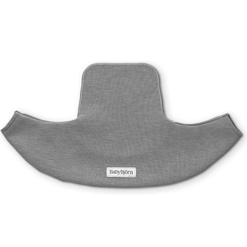 Babybjorn - Bib For Mini. Free & One. Jersey. Light Gray Image 1
