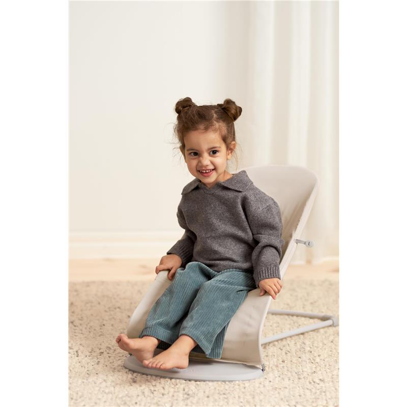 BabyBjörn - Bouncer Balance Soft, Light Beige, 2-in-1 Adjustable Baby Bouncer Seat Image 6