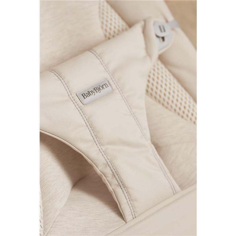 BabyBjörn - Bouncer Balance Soft, Light Beige, 2-in-1 Adjustable Baby Bouncer Seat Image 8