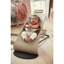 Babybjorn - Baby Bouncer Balance Soft Light Grey Frame Cotton/Jersey, Beige/Gray Image 4