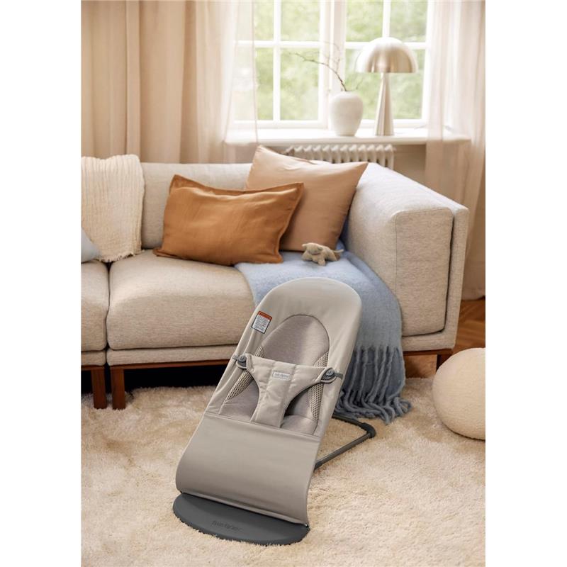 Babybjorn - Bouncer Balance Soft Tri-Fabric, Sand Gray Image 6