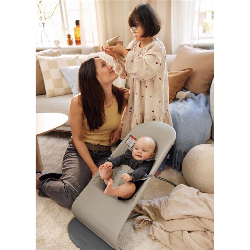 Babybjorn - Bouncer Balance Soft Tri-Fabric, Sand Gray Image 7