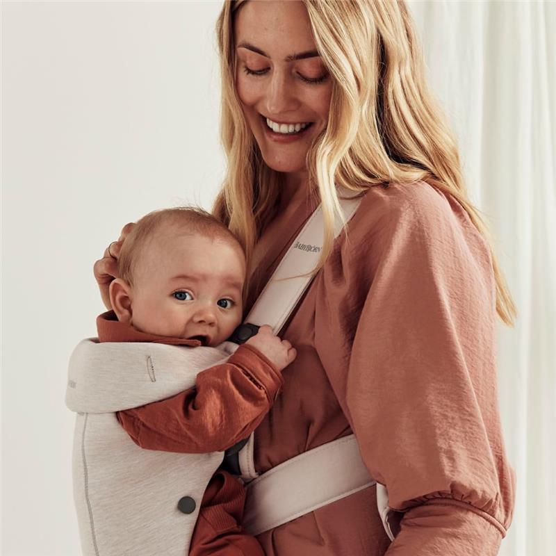 Babybjorn - Carrier Mini 3D Jersey, Light Beige Image 3