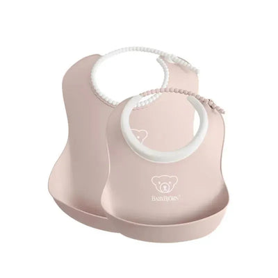 Babybjorn - Feeding Bib Set, 2-pack, Powder Pink Image 1