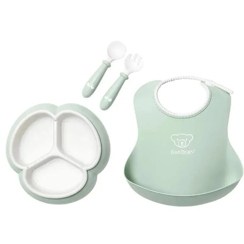 BabyBjorn - 4Pk Mealtime Set, Powder Green Image 1