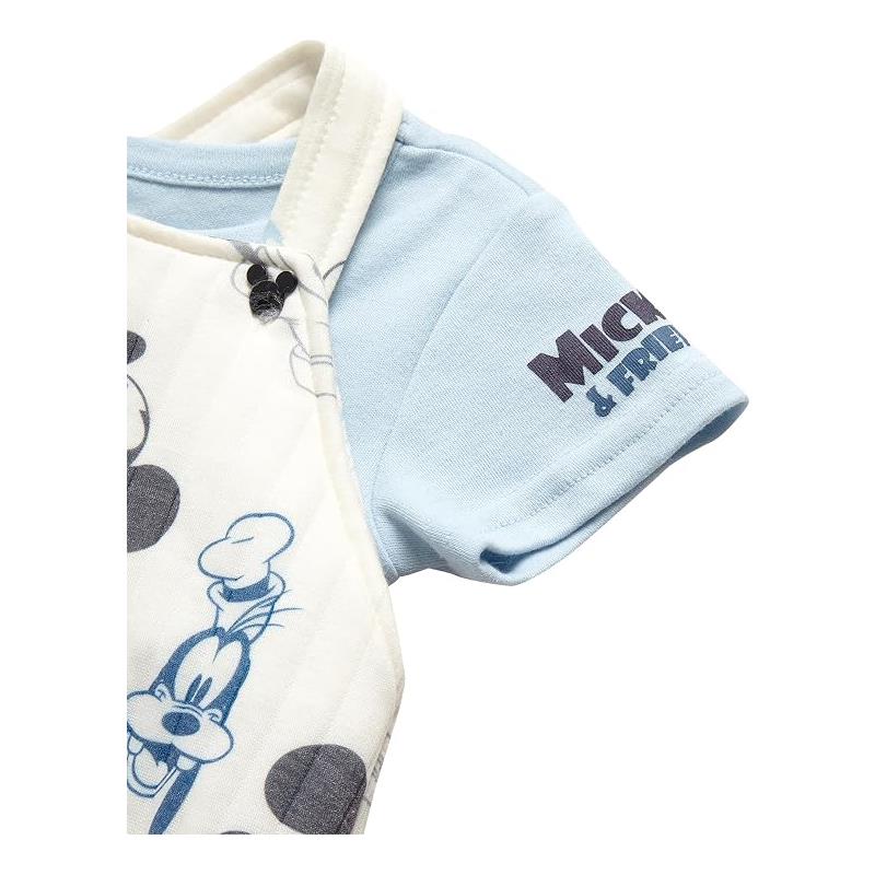 Babyfair 2Pk Disney Boy Overall & Shirt, Blue Mickey Image 5