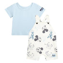 Babyfair 2Pk Disney Boy Overall & Shirt, Blue Mickey Image 6