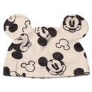 Babyfair 3Pk Disney Boy Bodysuit, Pants & Hat, Light Grey Mickey Image 2
