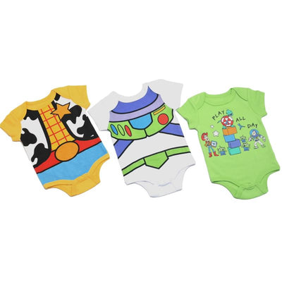 Babyfair 3Pk Disney Boy Bodysuit, Toy Story Image 1