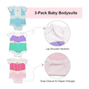 Babyfair 3Pk Disney Girl Bodysuit Princess Image 4