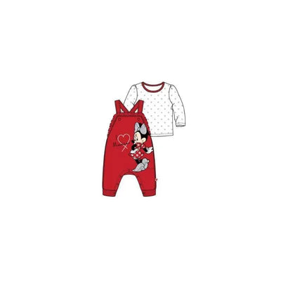 Babyfair - Disney Baby Girls Minnie Mouse 2Pc Overall Set  Image 1