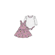 Babyfair - Disney Minnie Mouse Baby Girls 2 Pc Jumper Set Image 1