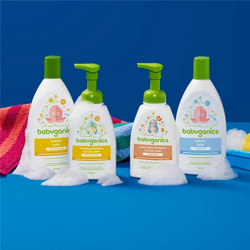 Babyganics - Bubble Bath Chamomile Verbena, 9oz Image 3