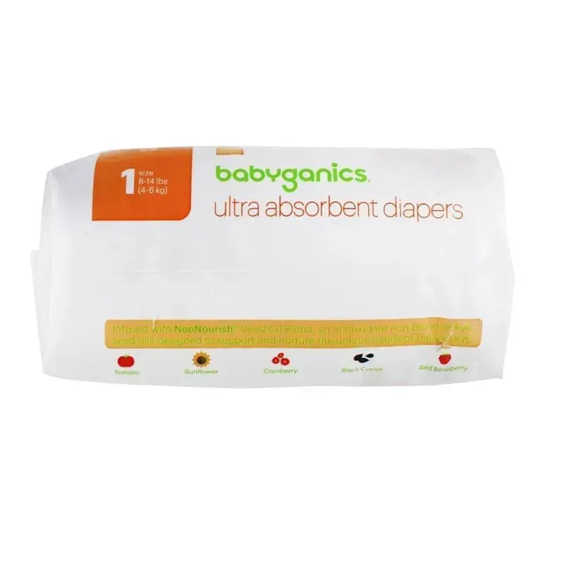 Babyganics Diaper Size 1, 34ct Image 3