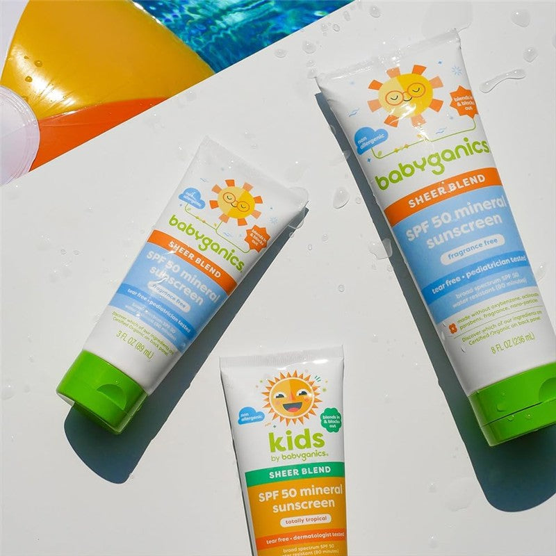 Babyganics Kids Mineral Sunscreen Lotion SPF 50 - 3 fl oz Image 10