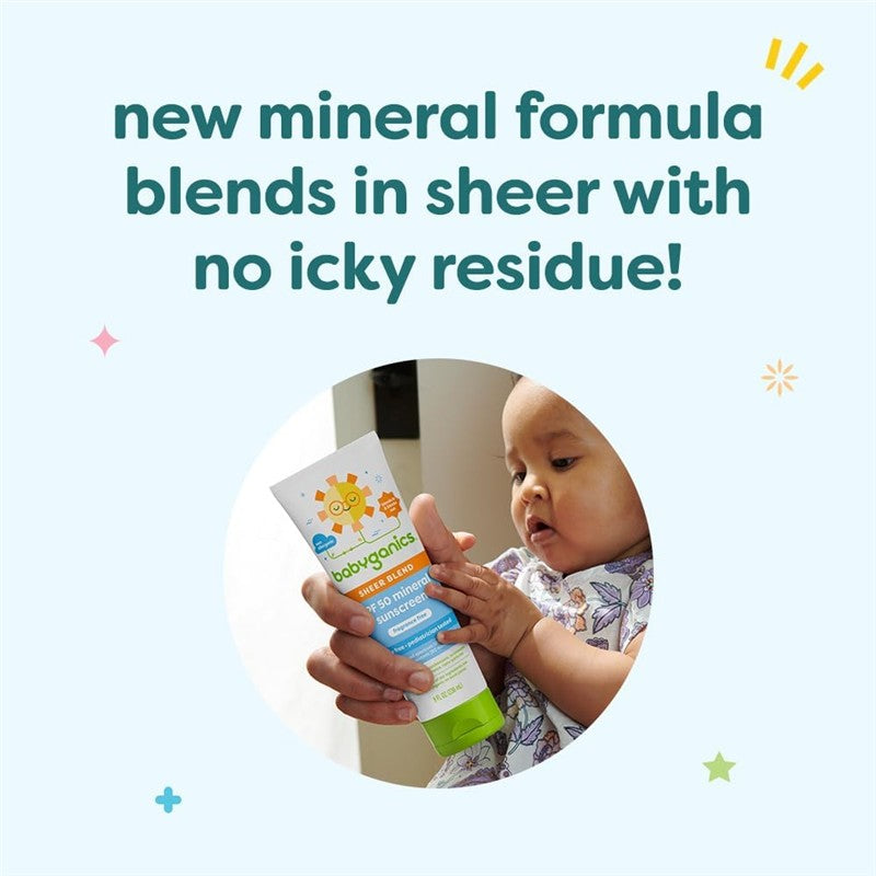 Babyganics Kids Mineral Sunscreen Lotion SPF 50 - 3 fl oz Image 3