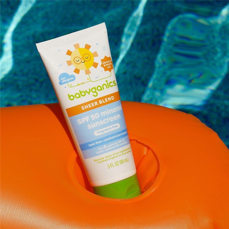 Babyganics Kids Mineral Sunscreen Lotion SPF 50 - 3 fl oz Image 8