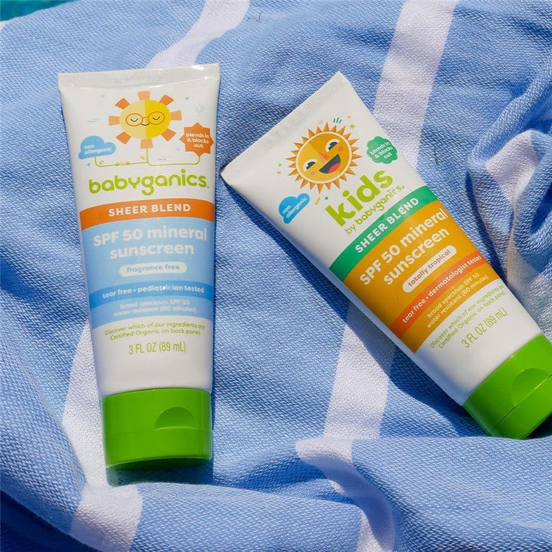 Babyganics Kids Mineral Sunscreen Lotion SPF 50 - 3 fl oz Image 9