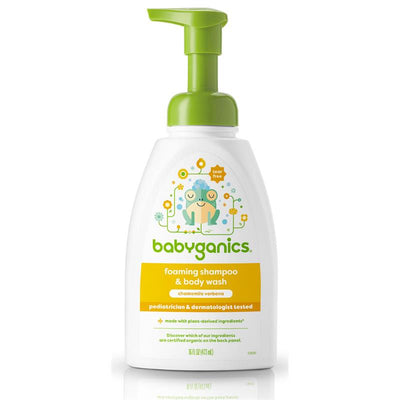 Babyganics - Foaming Shampoo & Body Wash Chamomile Verbena 16 Oz Image 1