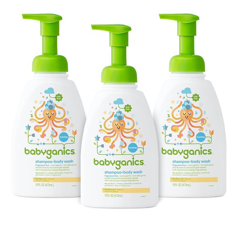 Babyganics Shampoo & Body Wash Chamomile Verbena 16 Oz Image 3