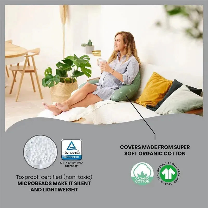 Babymoov - B.Love 2-in-1 Pillow, Green Image 4