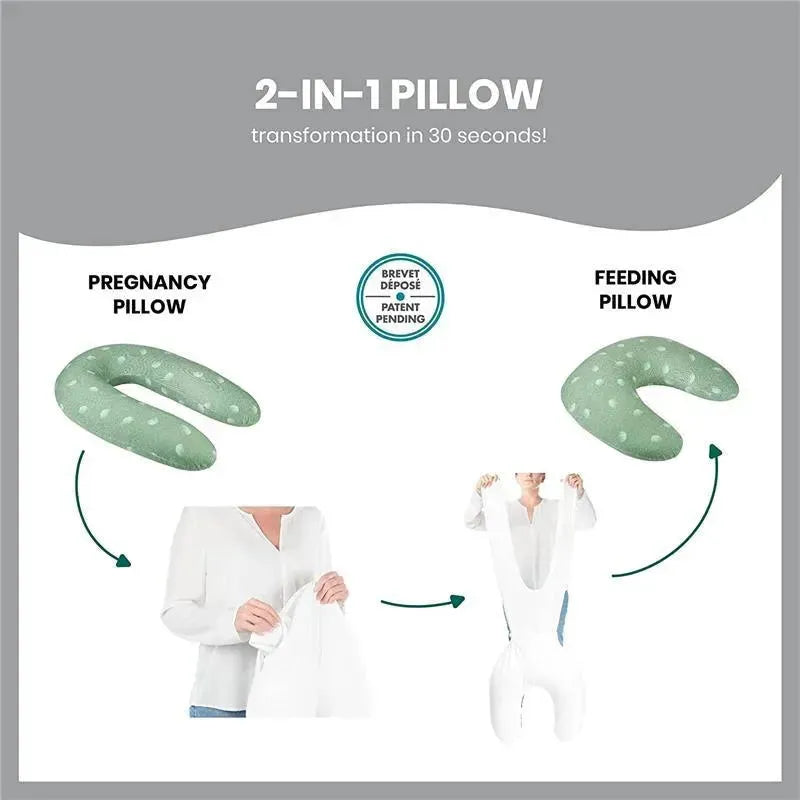 Babymoov - B.Love 2-in-1 Pillow, Green Image 5