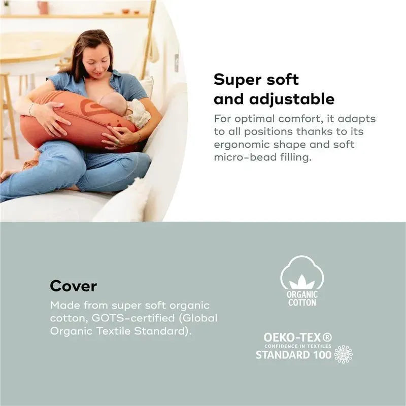 Babymoov - B.Love U-Shape Pregnancy Pillow, Premium Maternity Cushion, Terracota Image 6