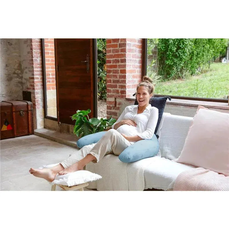 Babymoov - B.Love U-Shape Pregnancy Pillow, Premium Maternity Cushion, Wind Blue Image 9