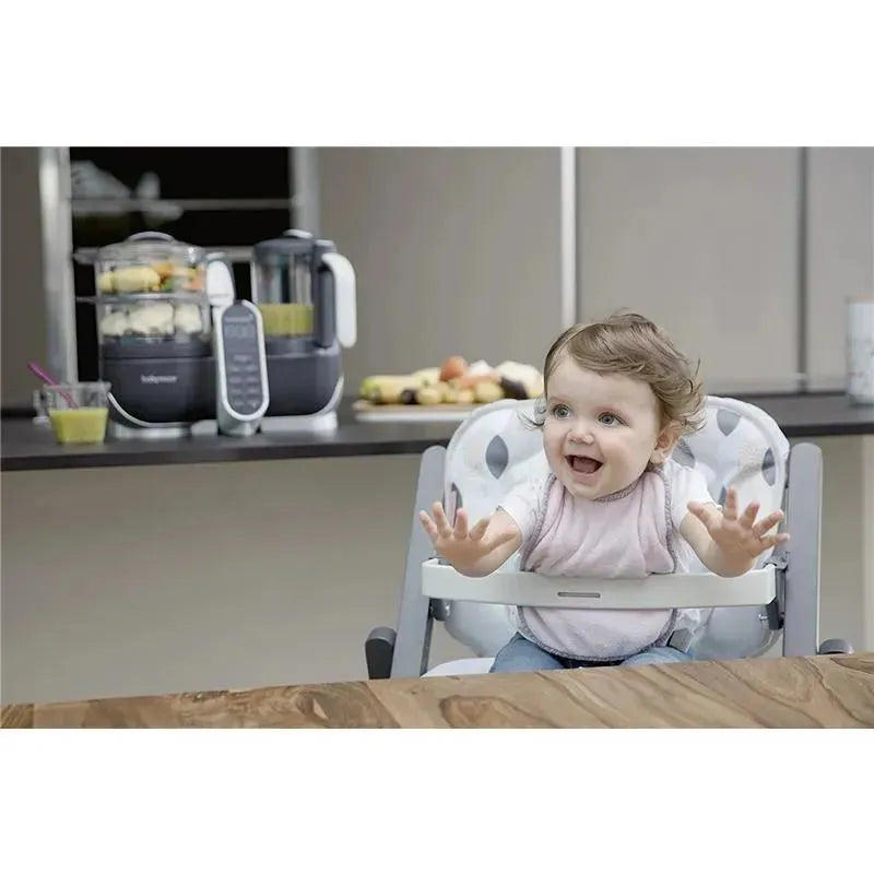 Babymoov Duo Meal Station 5-in-1 Food Maker with Steam Cooker, Blend & Puree, Grey Image 3