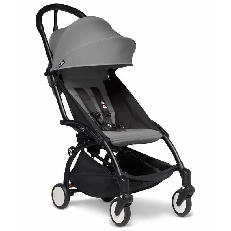 Babyzen - Yoyo2 Stroller & Color Pack 6M+ Combo, Black Frame/Grey Pack Image 1