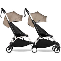 Babyzen - Yoyo Double Stroller Bundle - Taupe | White Image 2