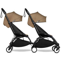 Babyzen - Yoyo Double Stroller Bundle - Toffee | White Image 2