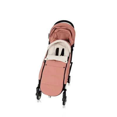 Babyzen Yoyo Footmuff in Ginger color, featuring a plush, soft lining and adjustable straps for a stroller.