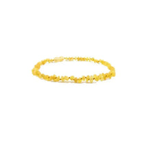 Baroque Baltic Amber 10-11 inch Necklace, Raw Lemon Image 1