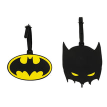 Batman Bat Signal and Mask Molded Rubber Luggage Tags (Set of 2) Image 1