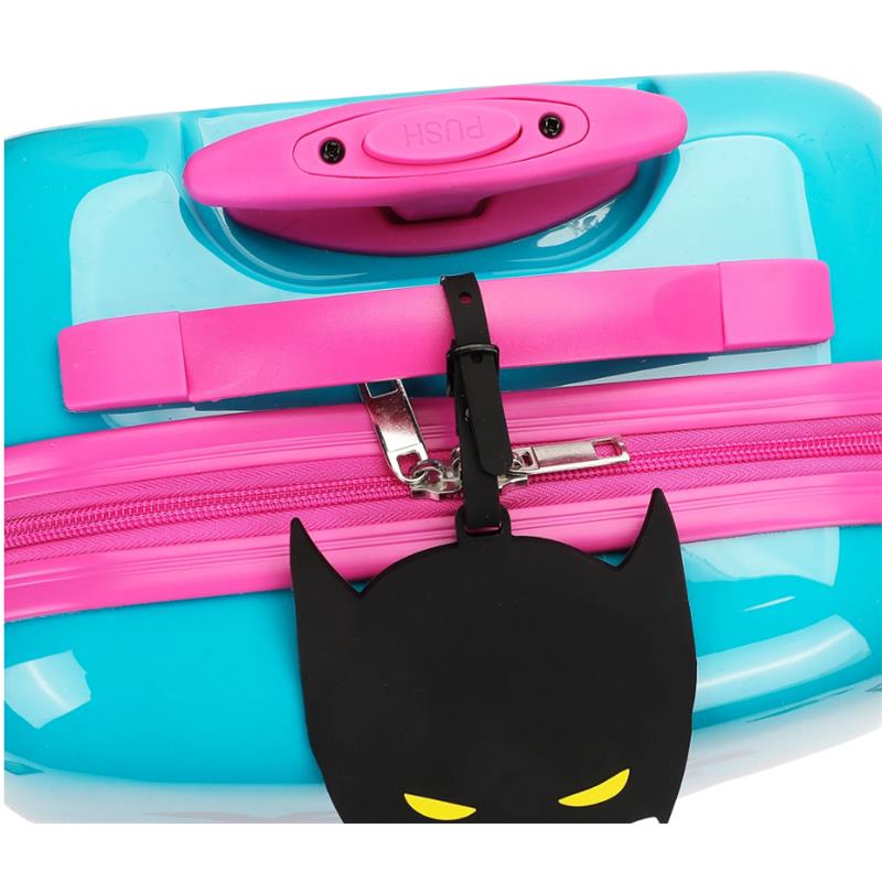 Batman Bat Signal and Mask Molded Rubber Luggage Tags (Set of 2) Image 2