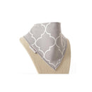 Bazzle Baby Banda Drool Bib, Lattice Grey Image 1