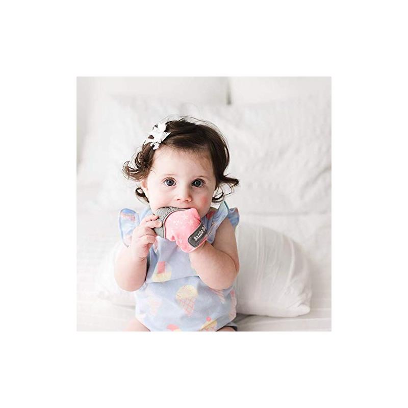 Bazzle Baby - Chew Mitt, Stars On Pink Image 7